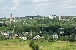 View of Bolkhov from the opposite bank of the Nugr River