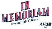 Portion of title page of the 2016 publication of "In Memoriam"