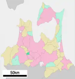 Location of Inakadate