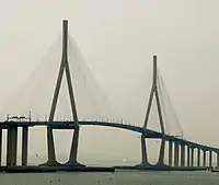 The cable stayed section