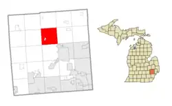 Location within Oakland County