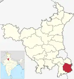 Location in Haryana