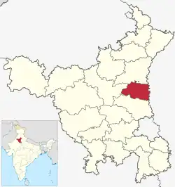 Location in Haryana