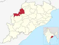 Location in Odisha