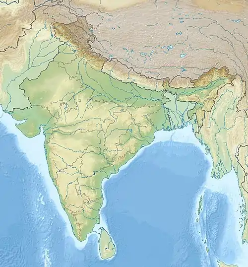 Map showing the location of Shekha Bird Sanctuary