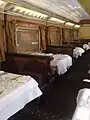 Dining car interior in January 2010