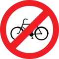 Cycle prohibited