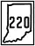 State Road 220 marker