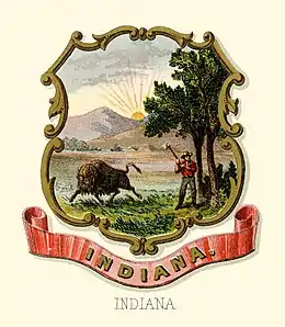 Indiana state coat of arms