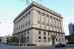 The Indianapolis Masonic Temple, also known as Indiana Freemasons Hall, is the headquarters of the Grand Lodge of Indiana.