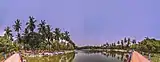 Panoramic view of the lake