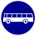 Bus-only lane