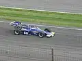 1972 winning car taking ceremonial laps in 2011