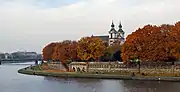 Inflanty Boulevard seen from Retmański Bridge.