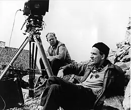 Ingmar Bergman and Sven Nykvist in 1961