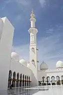 Inner courtyard with minaret