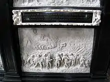 Alexander Colyn, cenotaph of Maximilian I, marble relief based on wood carvings by Albrecht Dürer