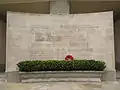 The inscription on the Kranji War Memorial