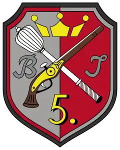 Insignia Hungary Army Brigade 5th