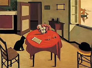 Intérieur aux deux verres by Marius Borgeaud (1923)