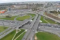 Interchange of MKAD and Borovskoe shosse