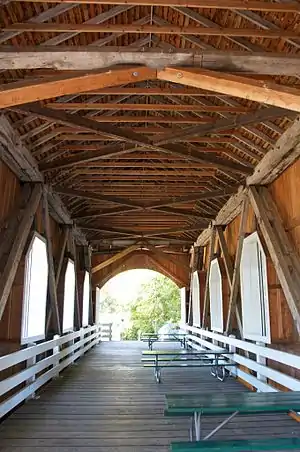 Interior of the bridge