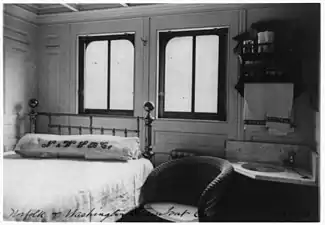 Interior view of one of the cabins