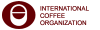 Logo of 
International Coffee Organization
 Organización Internacional del Café (Spanish)
   Organização Internacional do Café (Portuguese)
   Organisation Internationale du Café (French)