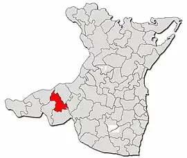 Location in Constanța County