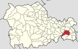 Location in Neamț County