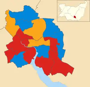 2003 results map