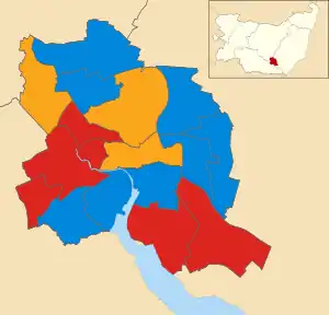 2004 results map