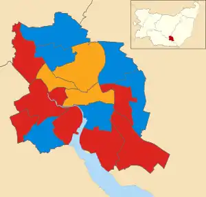 2007 results map