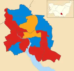 2010 results map