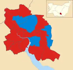 2011 results map