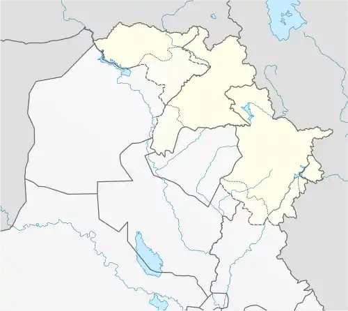 Komane is located in Iraqi Kurdistan