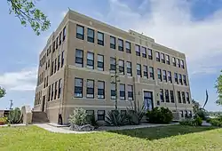 The Irion County Courthouse in Mertzon