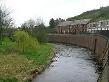 The river at Newmilns.