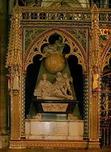 Sir Isaac Newton's memorial, Westminster Abbey