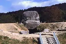 Stairs to Ishibutai Kofun