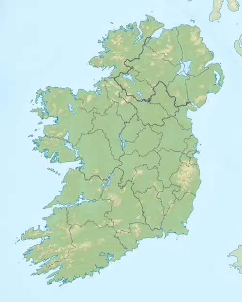 Lough Golagh location in Ireland