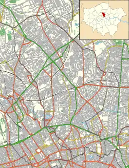 2017 Finsbury Park attack is located in London Borough of Islington