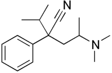 Chemical structure of isoaminile.