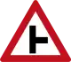 Side road on the right ahead