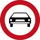 Cars prohibited