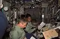 Wilson in the US lab during STS-121