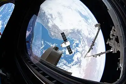 Dragon approaching the ISS