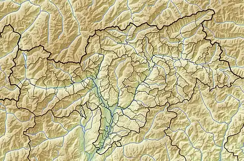 Neves-Stausee is located in South Tyrol