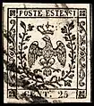 Stamp of the Duchy of Modena, 1852