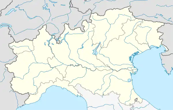 1977–78 Serie C is located in Northern Italy